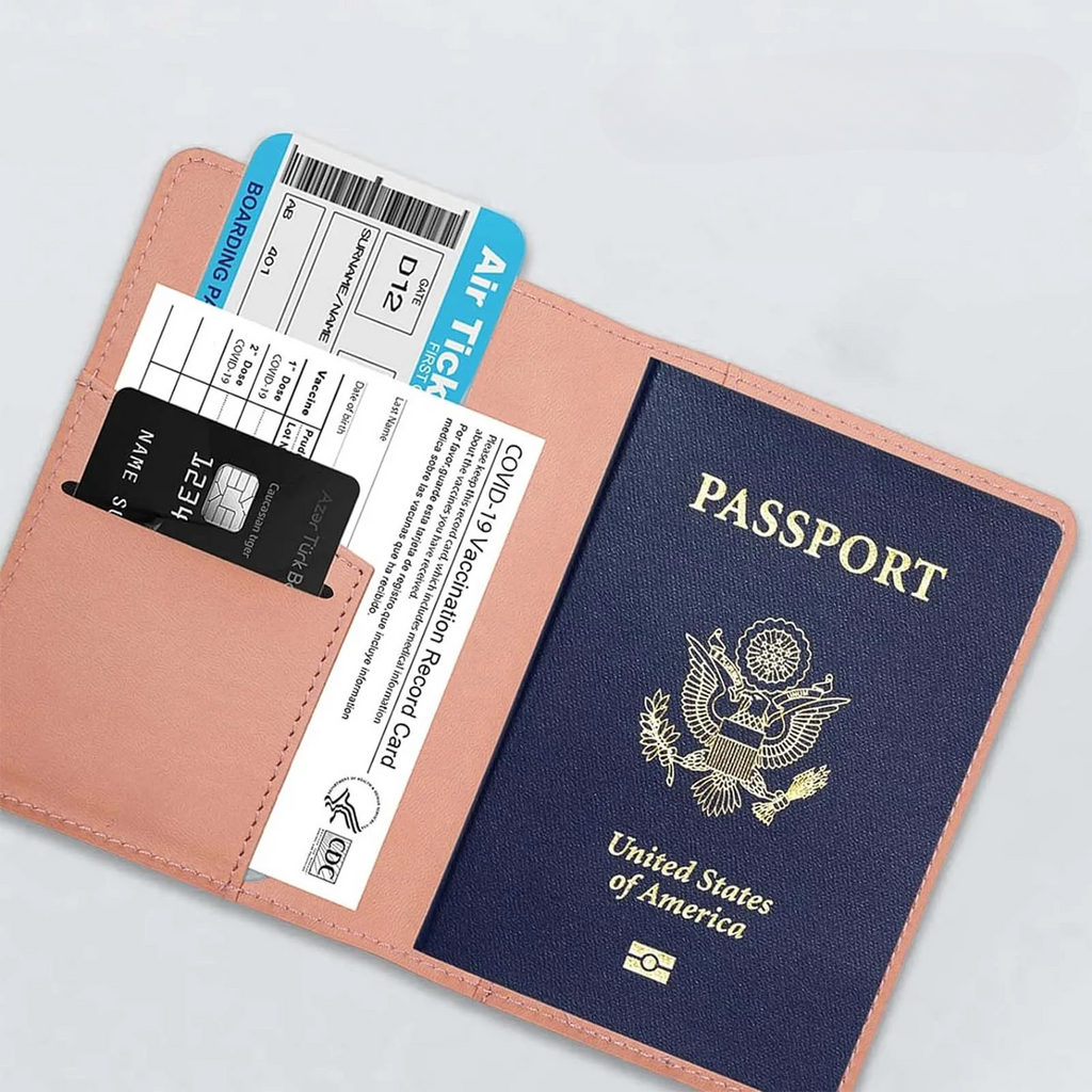 Travel Passport Wallet & Card Holder